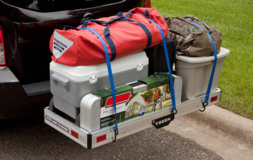 hitch cargo carrier loaded
